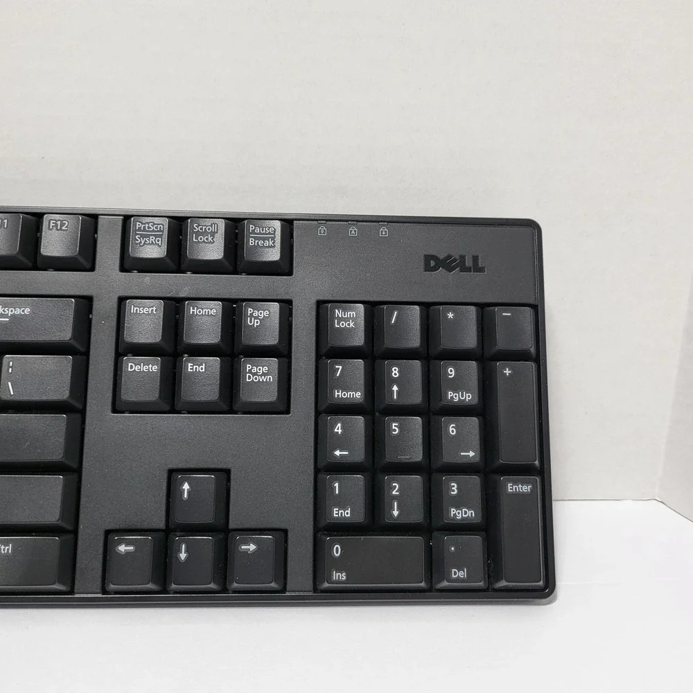 Dell KB1421‎ USB Wired Full Size Keyboard Black Office Work Home PC 